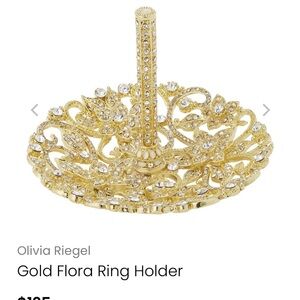 Gold Flora Ring Holder